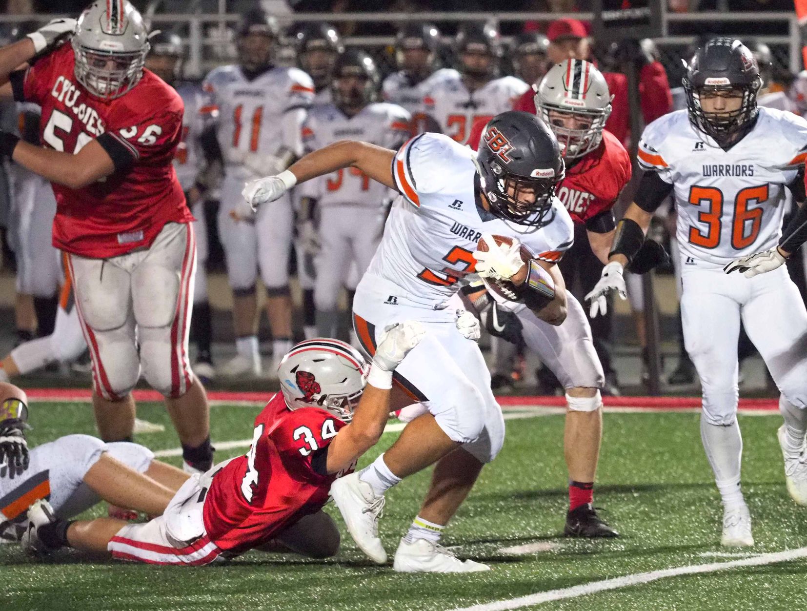 Sergeant Bluff-Luton at Harlan football